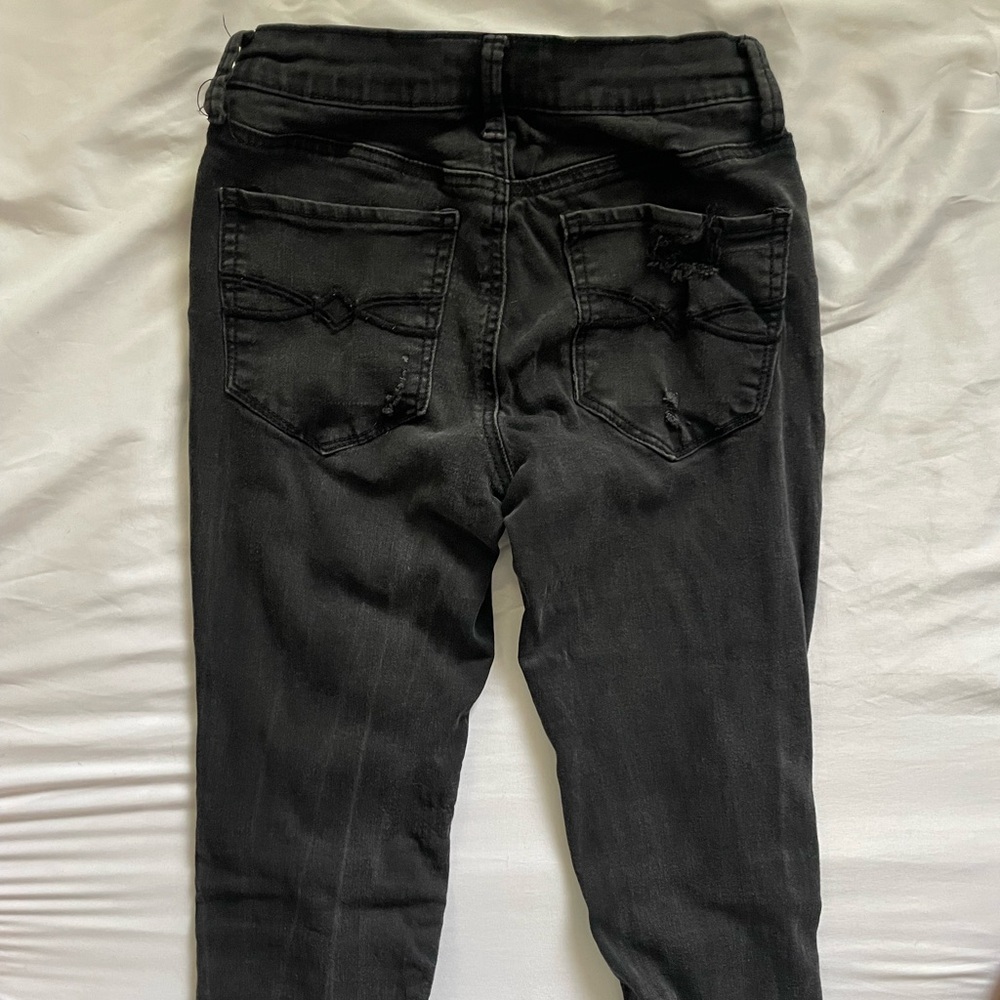 Mudd FLX Stretch Low Rise Skinny Distressed / Ripped Jeans - Picture 6 of 7